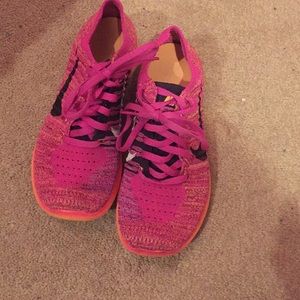 Girls Nike bright multi color sneakers